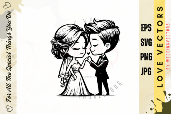 C4154 Love Icon Design: Elegant Simplicity for Your Wedding Themes