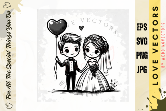 Capturing Forever: The Classic Love Story Vector Collection