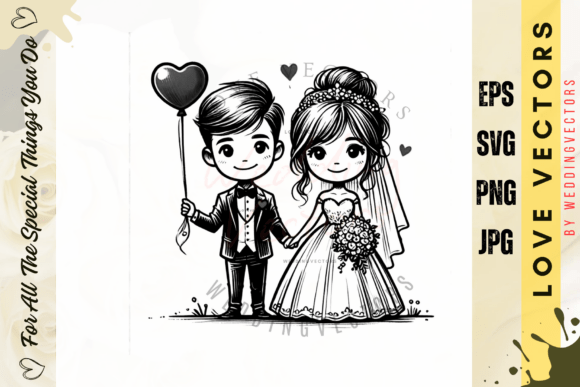 Celebrating Romance: The C4074 Illustration Set