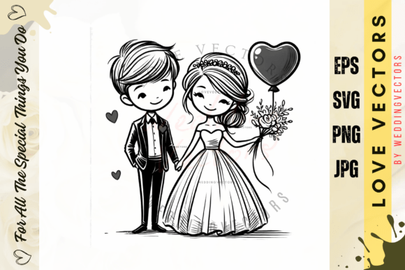Elegant Fine Art Wedding Design: C4271 Vector Collection