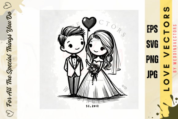 Elegant Wedding Vectors: The Timeless C4275 Collection