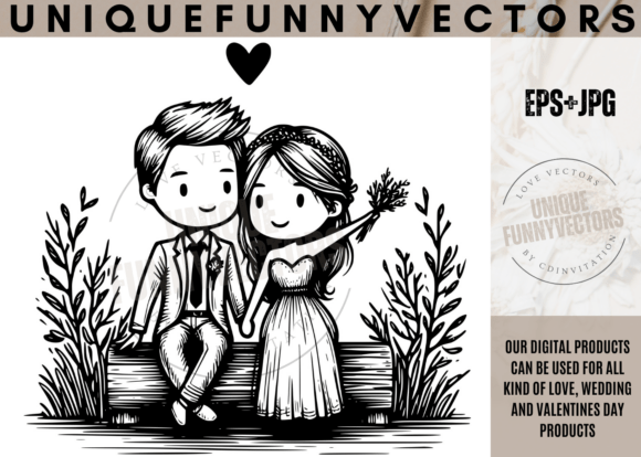 Love and Wedding Illustrations 263: Capturing Romance in Design
