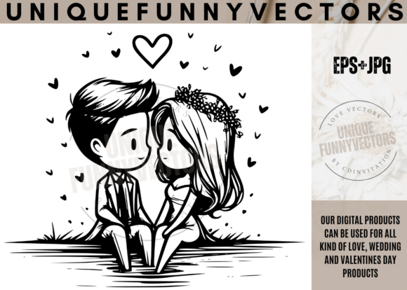 Love and Wedding Illustrations 264: Charming Designs for Special Moments