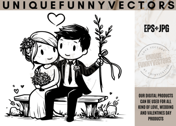 Love Wedding Stick Vectors Svg Eps 224: Endless Creative Uses