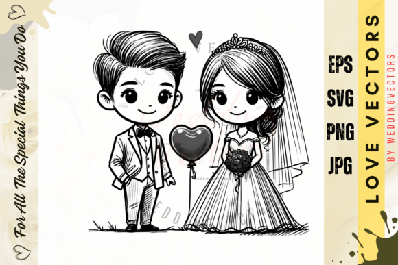 Wedding Couple and Love Vectors: A Designer's Guide to C4040